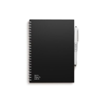 Erasable Notebook A5 Hardcover Pitch Black