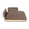 Nuvola Plus Large - Natural Ash base, Cushion and sides mud